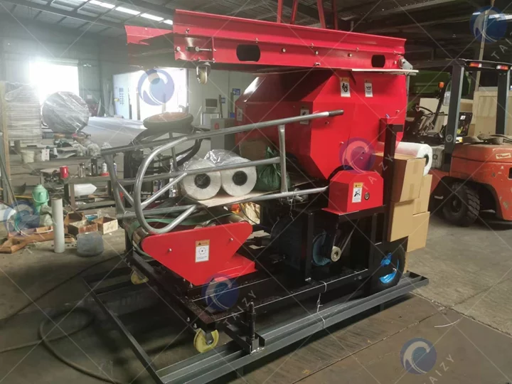 commercial Fodder baler and wrapper machine