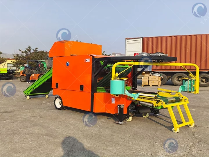 Dual film grass silage wrapping machine for sale