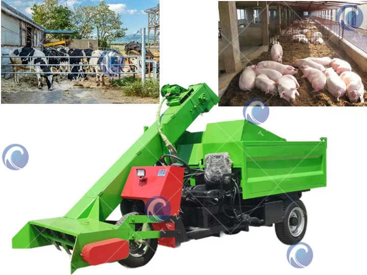 Manure cleaning machine
