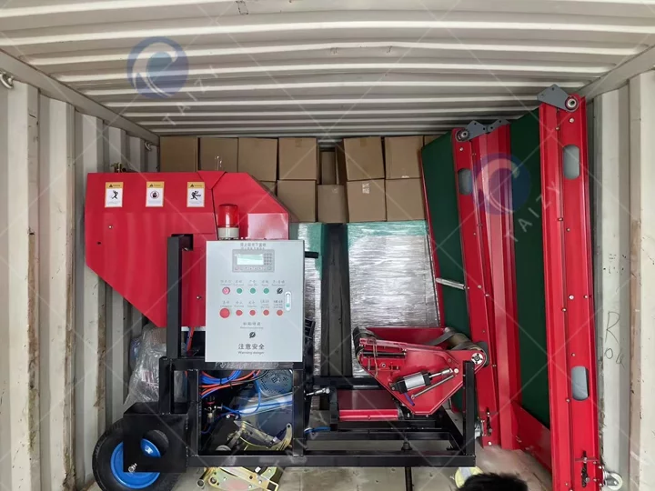 bale wrapping machine