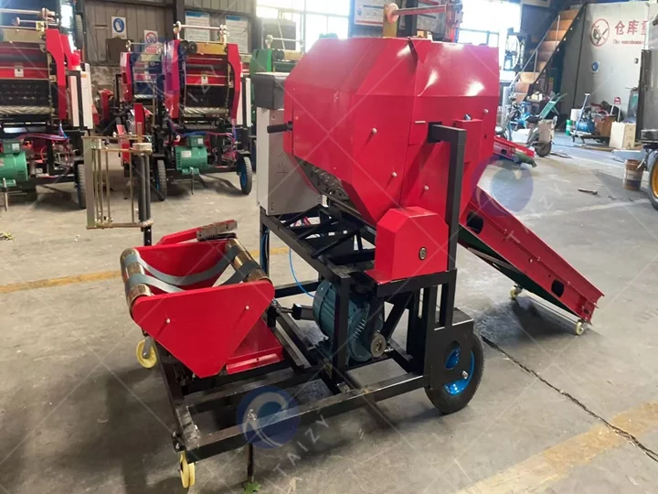silage baler and wrapper