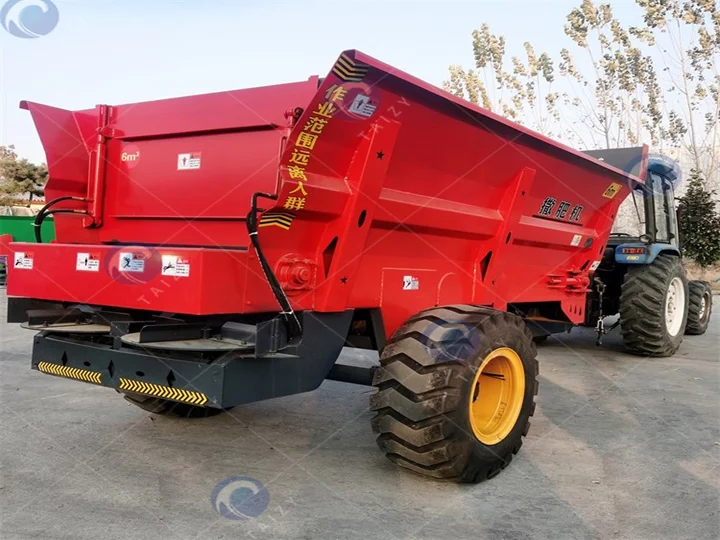 6 m³ manure spreading machine