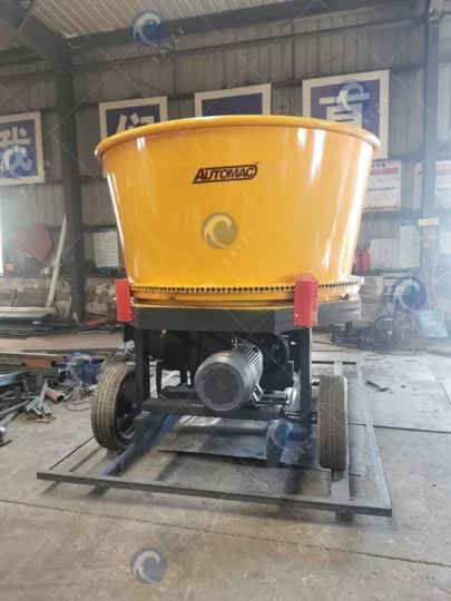 round bale crusher machine
